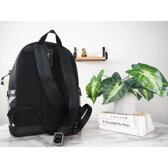 NEW Michael Kors Cooper Logo Backpack Black Signature PVC Graphic Bookbag Bag Michael Kors - Brandclub - Michael Kors Men main image 3
